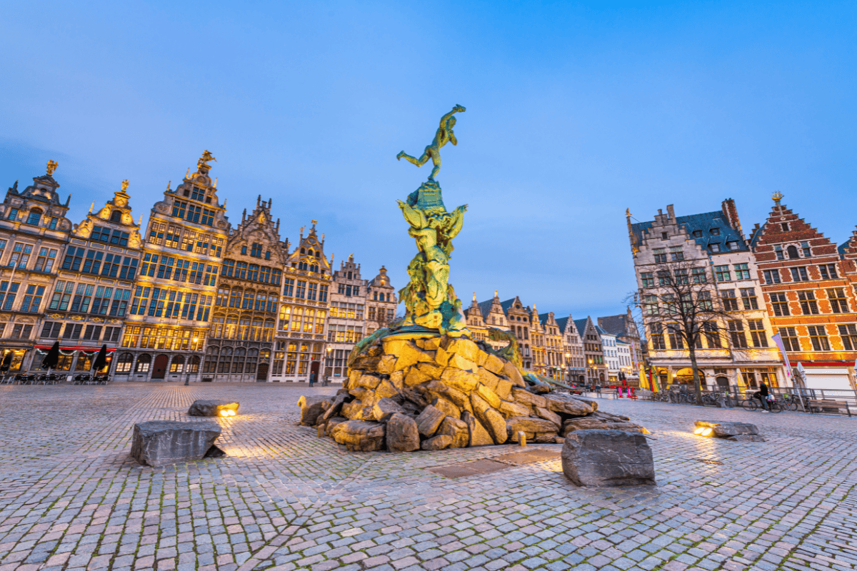 Vue de la Bruxelles où le cabinet de recrutement travaille